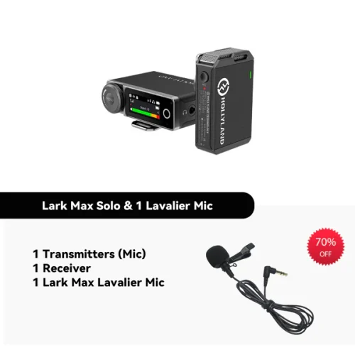 Hollyland LARK MAX Duo 2-Person Wireless Microphone System