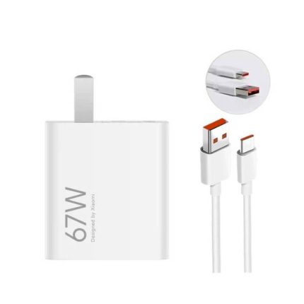 Xiaomi 67W USB-A Fast Charger Adapter with Type-C Cable