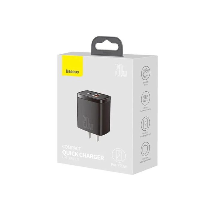Baseus Compact Quick Charger U+C 20W CN - Image 3