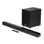 "JBL Cinema SB270: A 2.1 Channel Soundbar with Wireless Subwoofer for Immersive Sound"