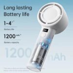 Plextone F2 Handheld Fan 5 Gears With Display - Image 4
