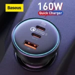 Baseus 160W Car Charger Qualcomm Quick Charge 2C+U With 100w Type-C Cable - Image 3