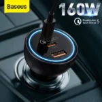 Baseus 160W Car Charger Qualcomm Quick Charge 2C+U With 100w Type-C Cable - Image 2